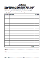 Entry Form